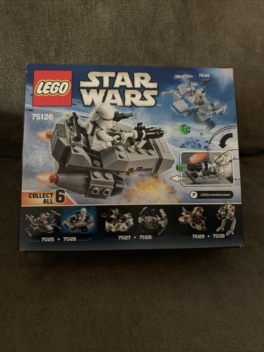 LEGO STAR WARS 75126 FIRST ORDER SNOW SPEEDER MICROFIGHTER NISB BRAND NEW SEALED - Picture 3 of 6