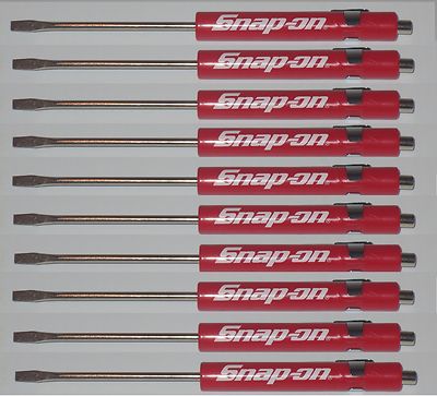 Snap-on Red 16 PC Instinct Soft Grip Screwdriver Set In Foam SGDX160BFR For Sale Online - Foto 5