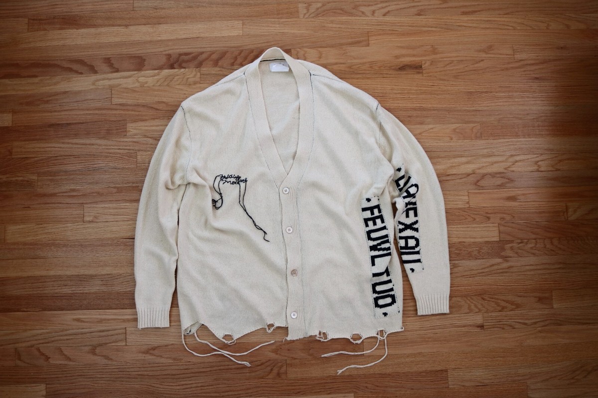 Doublet SS21 Hidden Message Cardigan Medium | eBay Doublet SS21 Hidden Message Cardigan Medium | eBay