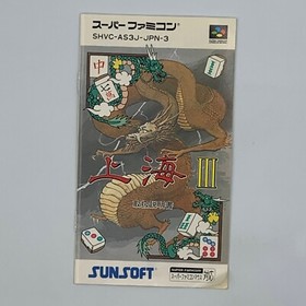 SHANGHAI III 3	 Super Famicom SFC Japan Import US Seller