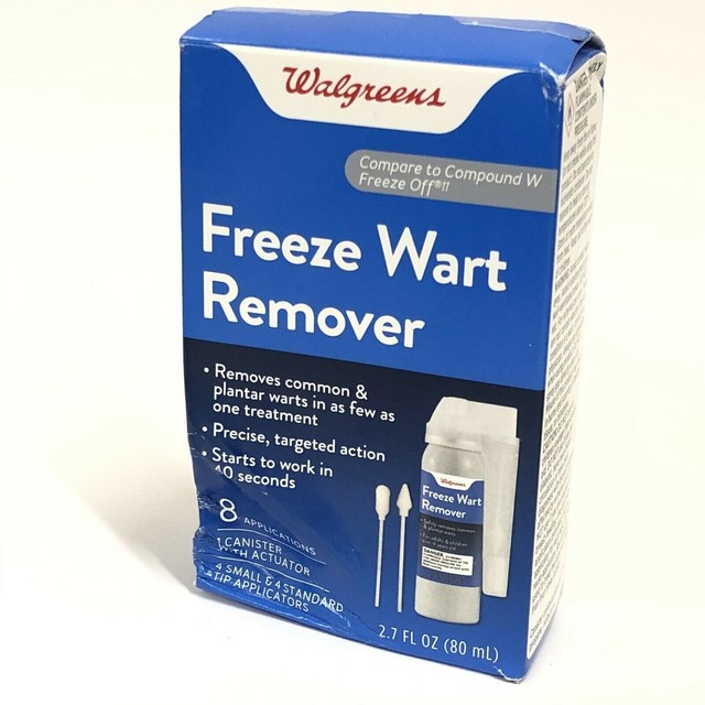 Walgreens One Step Freeze Wart Remover Fast 8 Ready Use Applications
