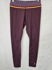 Tory Burch Leggings Womens Burgundy