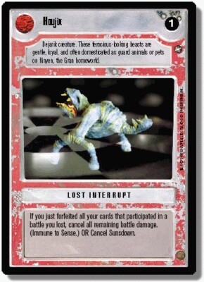SWCCG: Houjix [Ungraded] SWCCG: A New Hope Star Wars CCG Decipher