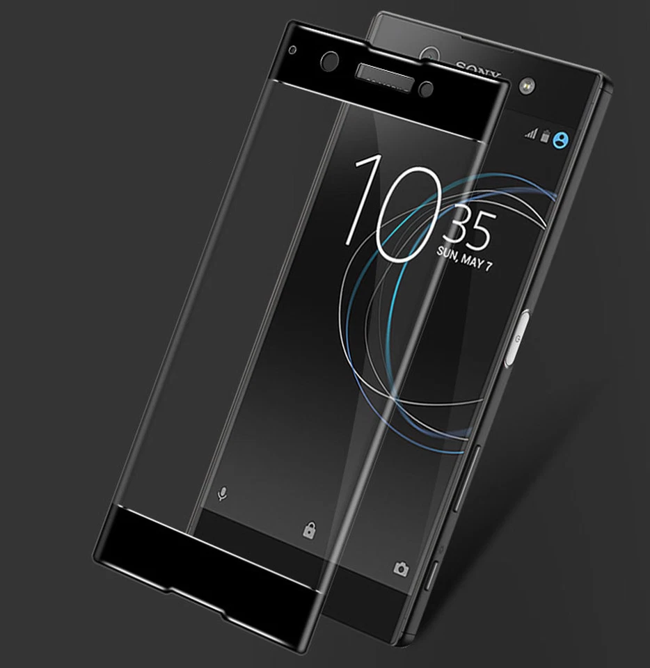For Sony Xperia XA1 Full Cover Temper Glass Screen Protector 6.0" USA - Image 3 of 4