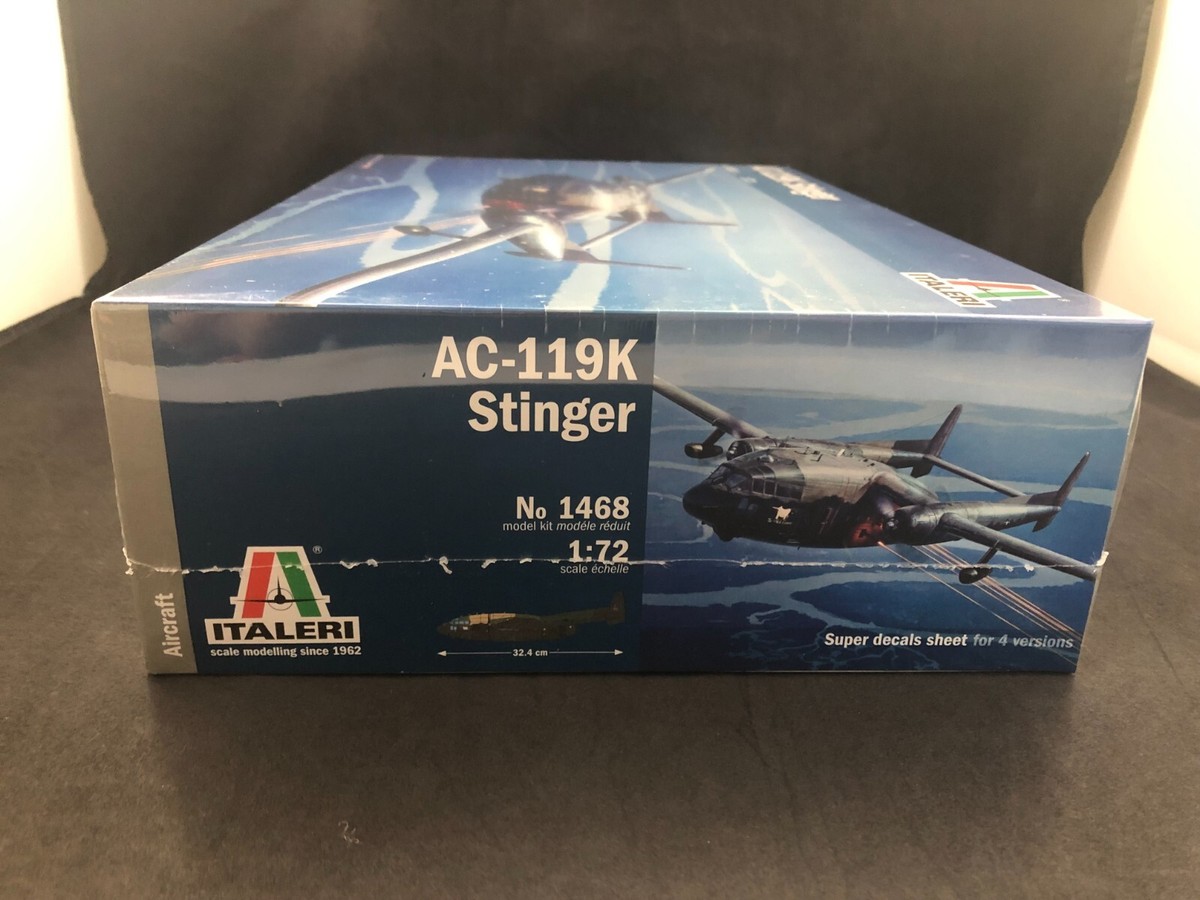 イタレリ Italeri 1/72 AC-119K Stinger 1468 Amazon.com: Italeri 1468 AC-119K Stinger IT1468 1:72 Scale Model