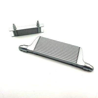 SBRC 1/10 RC Model Drift Car Turbo Intercooler & Oil Cooler Scale Accessories JDM