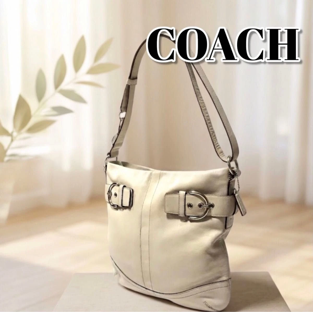 Coach ショルダーバッグ ホワイト/ベージュ Coach ショルダーバッグ 