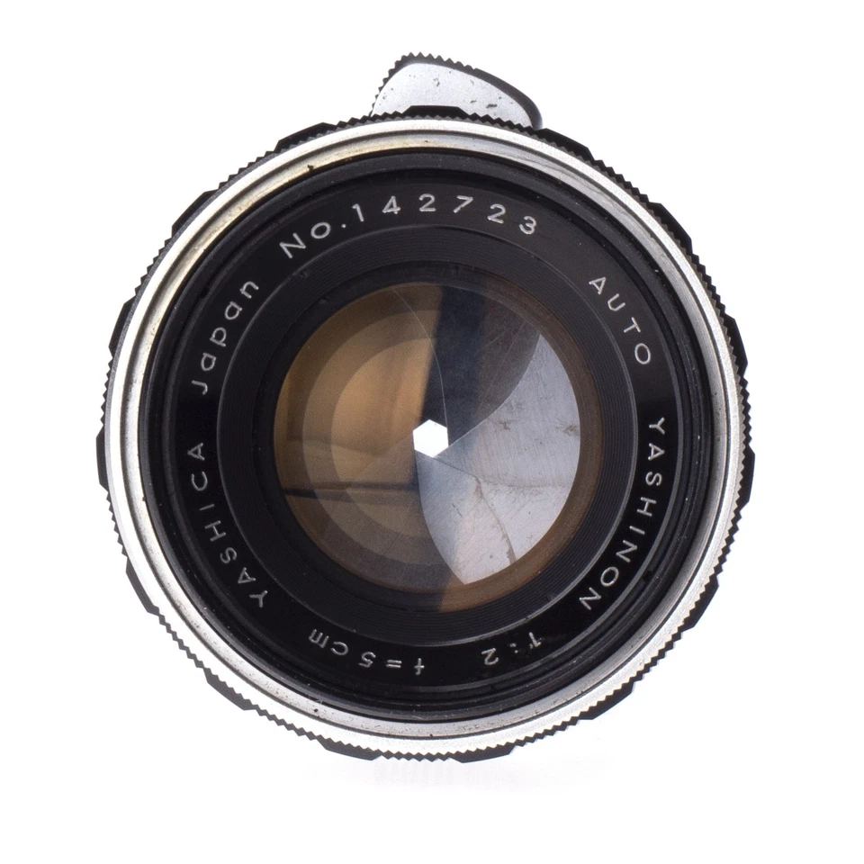 Lente fotográfica reparada Yashica Auto Yashinon 50 mm F2 RARA | ¡Montaje con tornillo M42! Foto 4 de 4