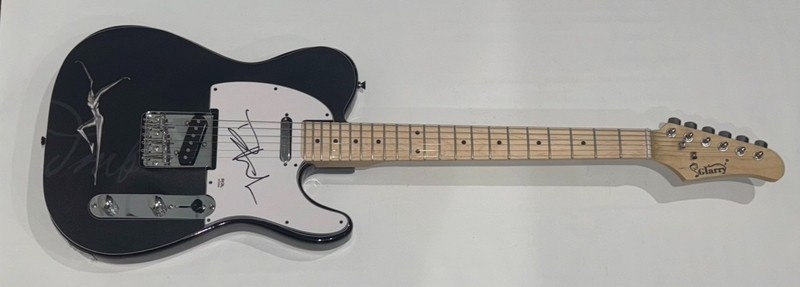 DAVE MATTHEWS SIGNED CUSTOM STAND UP ELECTRIC GUITAR DAVE MATTHEWS BAND PSA COA