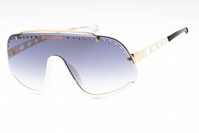 NEW CARRERA FLAGLAB 14 YRQ9O BLUE GOLD AUTHENTIC SUNGLASSES W/CASE 62