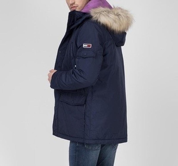 Men Tommy Hilfiger Parka Navy 36 / S / 44