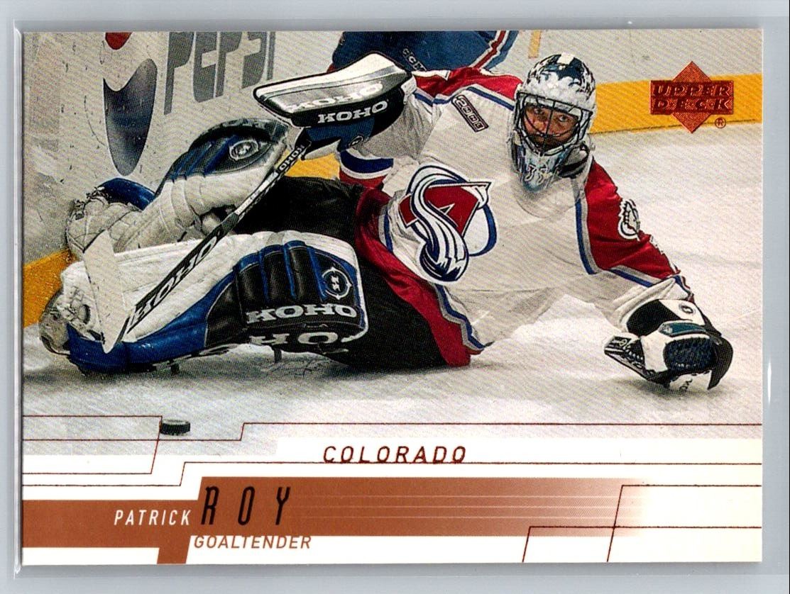 2000-01 Upper Deck Patrick Roy Colorado Avalanche #45 HOF