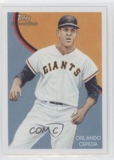 2010 Topps National Chicle Bazooka Back Orlando Cepeda by Monty Sheldon HOF 0b0