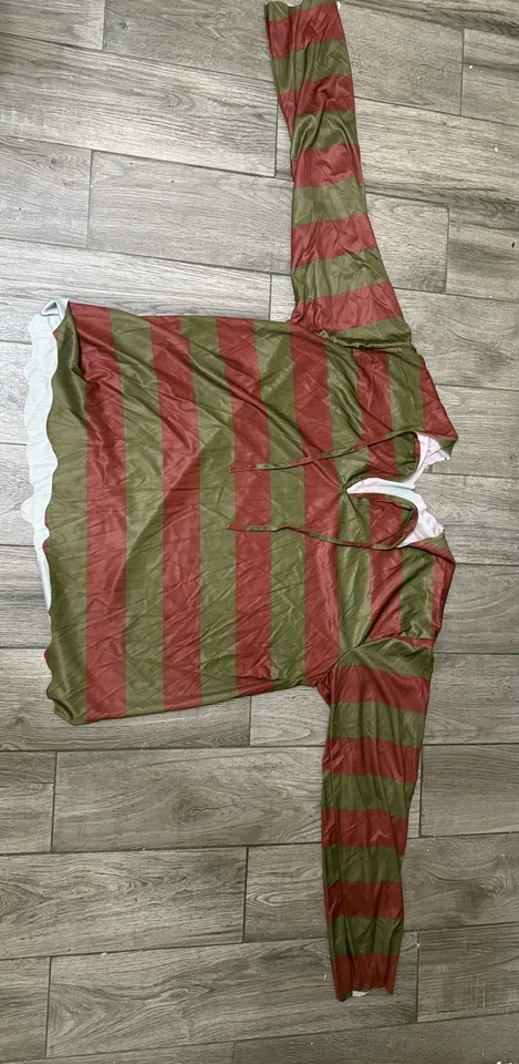 Suéter Freddy Krueger Pesadilla Elm Street Halloween Adulto Disfraz Accesorio Foto 2 de 4