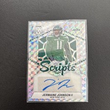 Jermaine Johnson II  2024 Panini Mosaic Scripts Auto Jets 