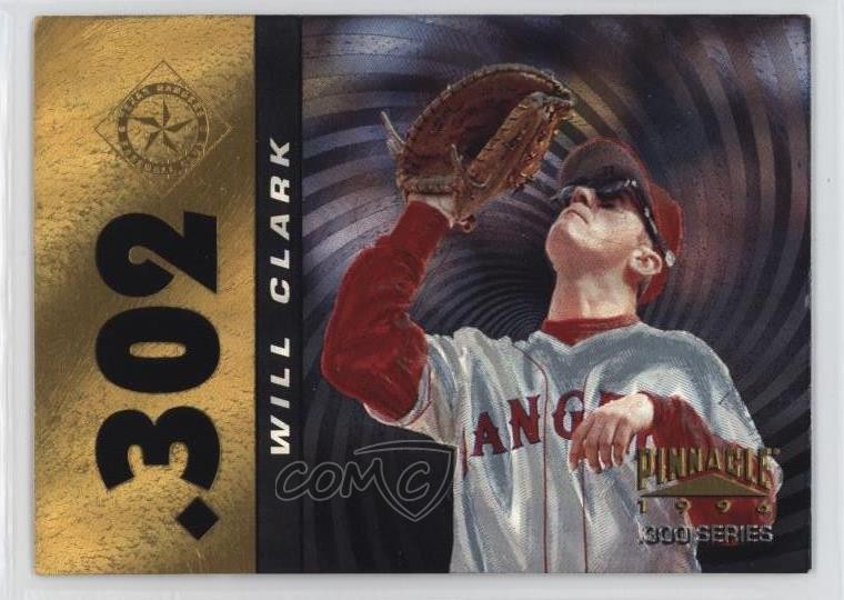 1996 Pinnacle Starburst Will Clark #186 9hx