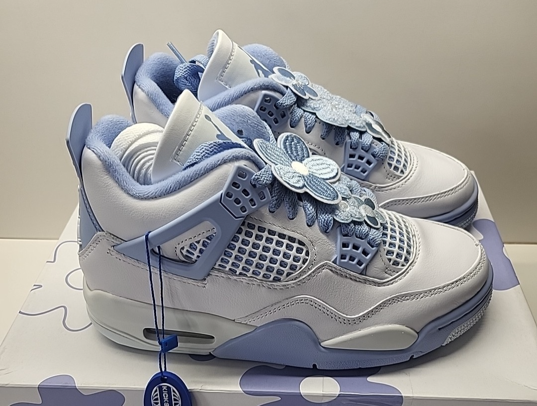Nike Air Jordan 4 Retro Aluminum Forget Me Not HV0823-100 in US