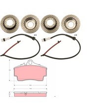 Kits de frein Porsche 930