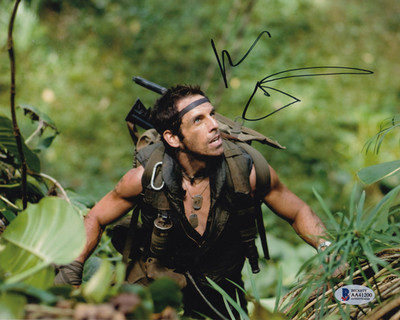 Ben Stiller signed 10x8 Foto - Beckett BAS zertifiziert Autogramm - Tropic Thunder