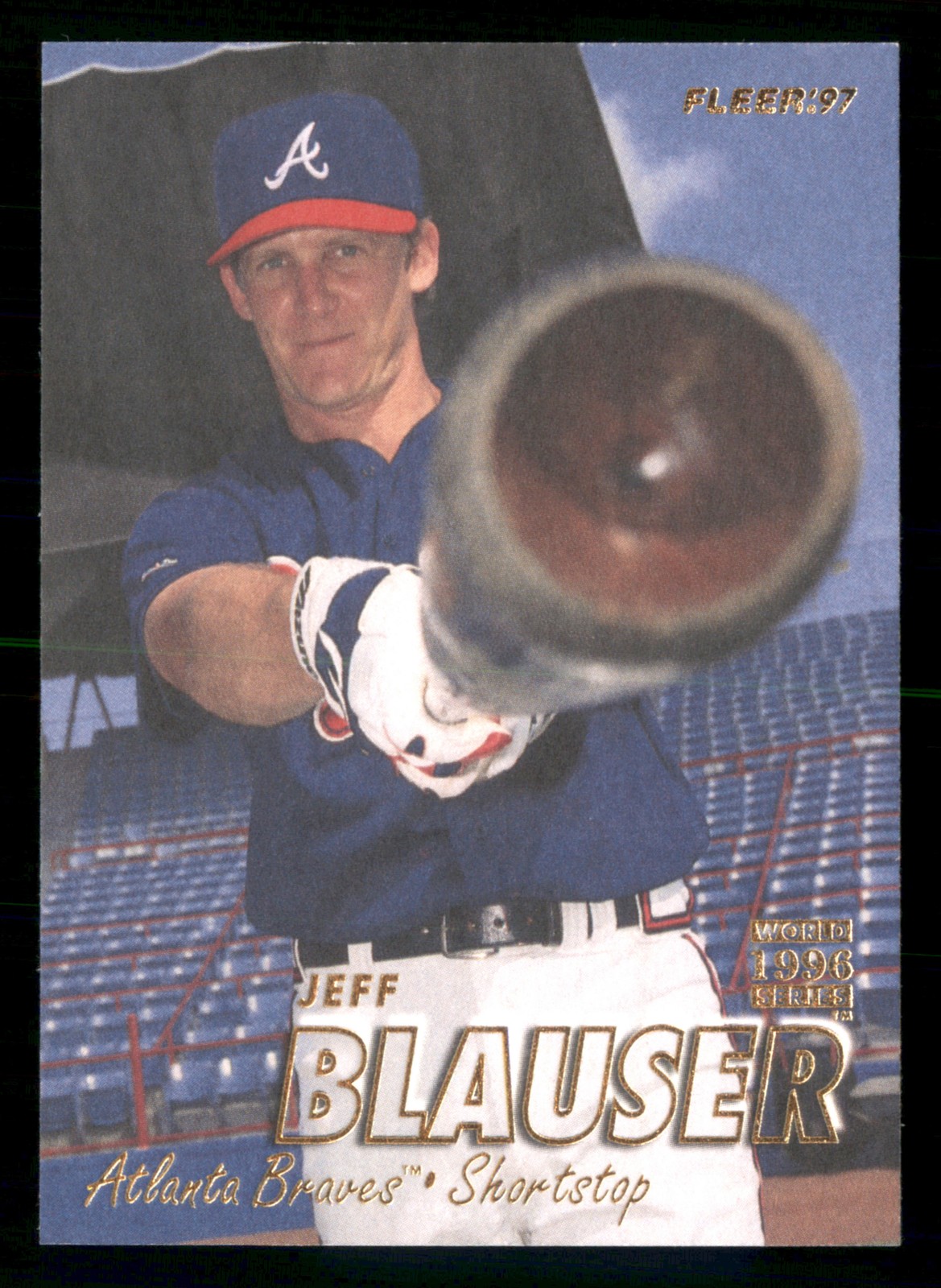1997 Fleer #252 - Jeff Blauser - Atlanta Braves