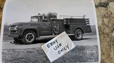 PAIR original 8x10 Maxim factory fire truck photos Bayridge Queensbury NY 1950s