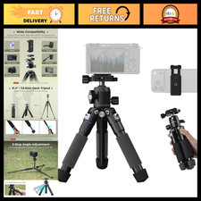 Compact Aluminum Tripod 21" with Ball Head - Lightweight Desktop Photography Sta