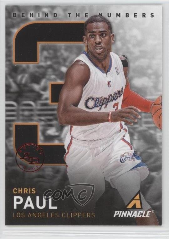 2013-14 Panini Pinnacle Behind The Numbers Red Artist Proof Chris Paul #8 0c2