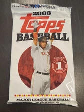 2008 Topps Series 1 Baseball 10 Card Hobby Pack  Factory Sealed Pack MLB