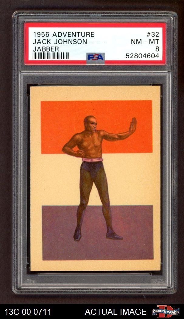 1956 Adventure #32 Jack Johnson Jabber PSA 8 - NM/MT