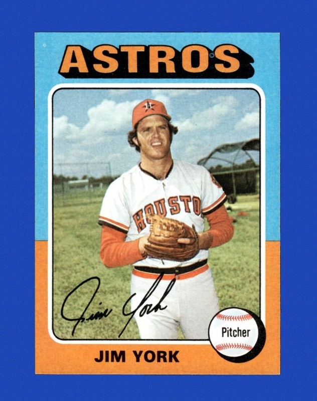 1975 Topps Set-Break #383 Jim York NM-MT OR BETTER *GMCARDS*