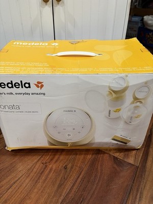 Medela Sonata Double Electric Smart Breast Pump, Cordless Rechargeable, OPEN BOX
