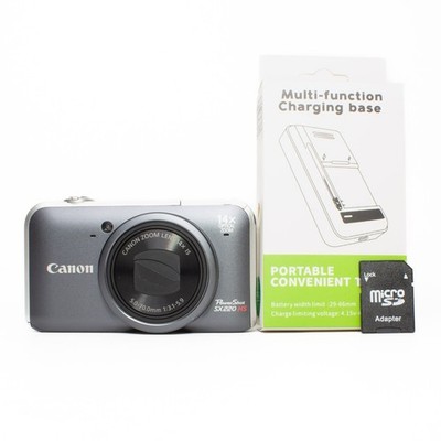 Canon PowerShot SX220 HS 12.1MP Digital Camera - MINT