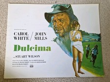 DULCIMA ORIGINAL UK CAMPAIGN PRESS BOOK - RARE! - CAROL WHITE - JOHN MILLS