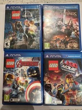 Pacchetto 4 giochi PS Vita Lego Jurassic Park - Lego Movie - Avengers - Lord Rings