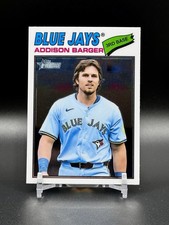 2026 Topps Heritage Addison Barger #370 White Chrome Toronto Blue Jays