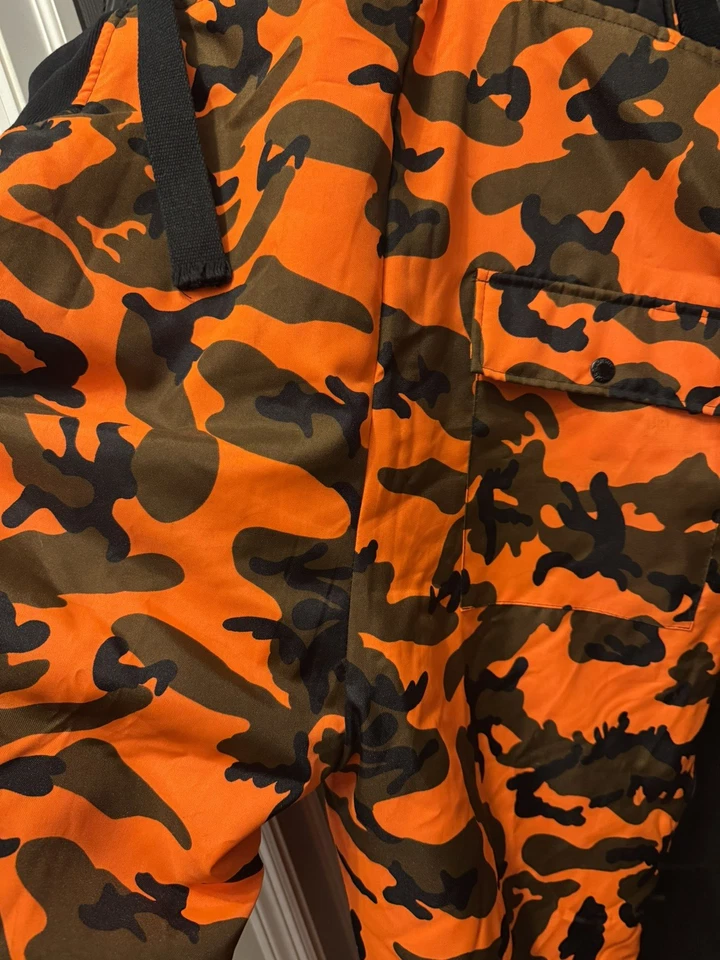 Vintage Winchester Masculino L Isolado Blaze Laranja Camuflagem Caça Zíper Pernas-Tigre st - Imagem 3 de 3
