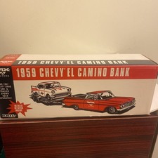 Ertl Wix Filters Diecast 1959 Chevy El Camino Bank With Key
