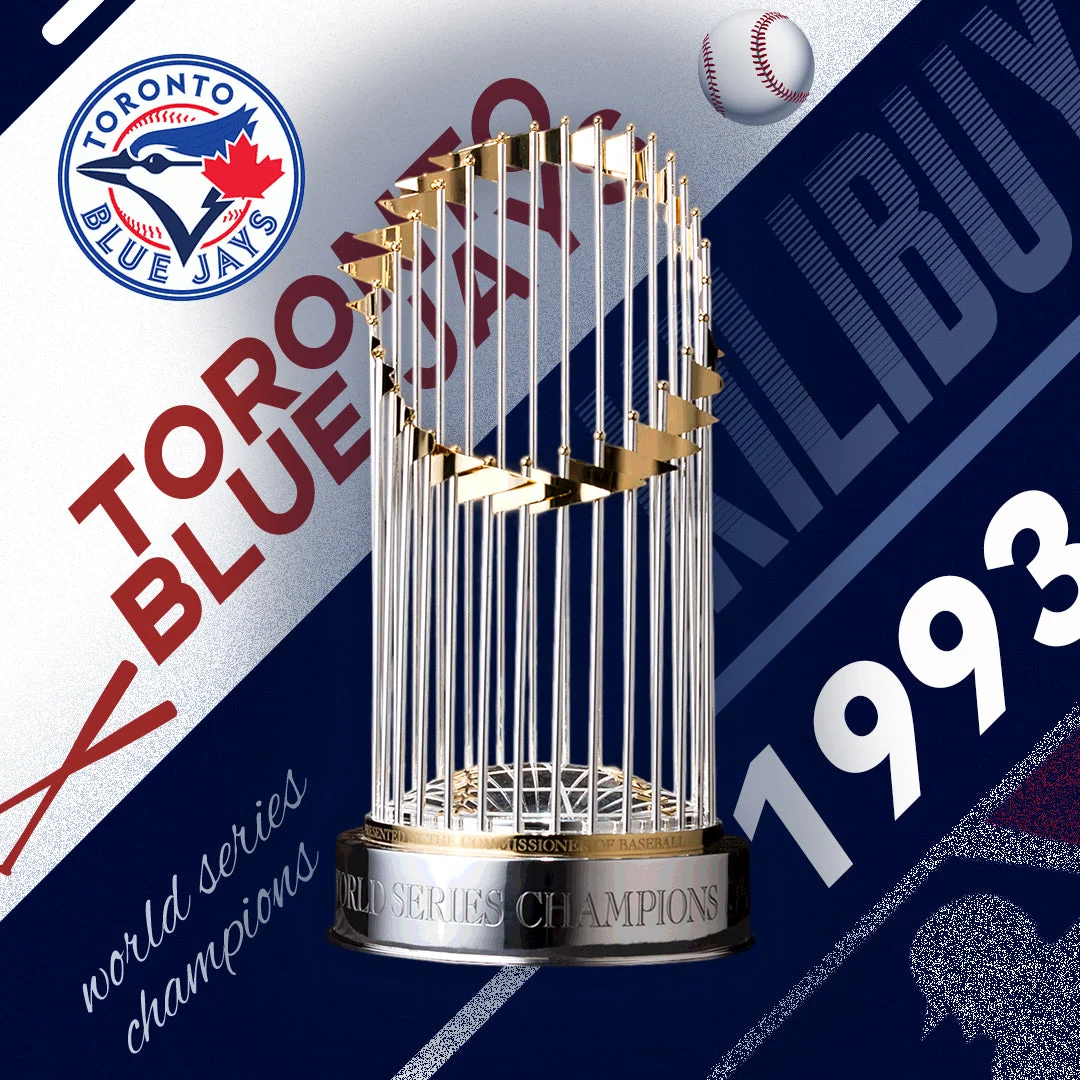 11.8'' Toronto Blue Jays World Series Championship Trophy Replica