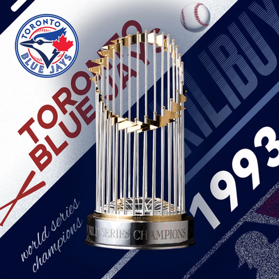 11.8'' Toronto Blue Jays World Series Championship Trophy Replica