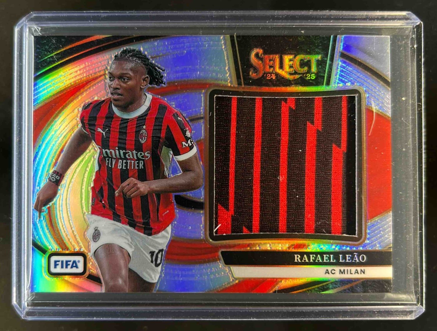 2024-25 Select FIFA Rafael Leao Jumbo Swatches Patch #JS-RL Milan