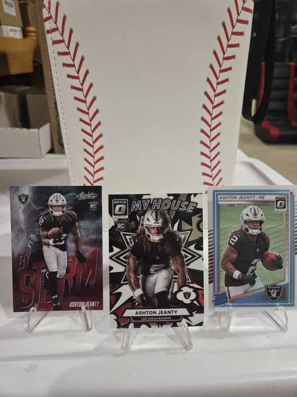 Ashton Jeanty 3 Card Rookie Lot