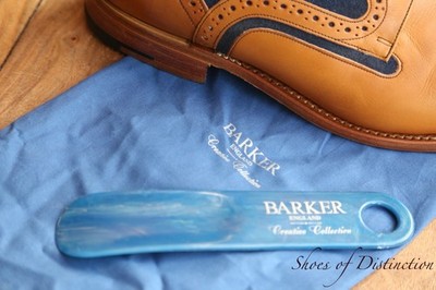 Barker Blau Wildleder Hellbraun Leder Derby Brogue Schuhe Herren UK 11 G US...