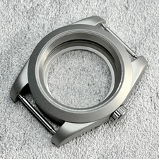 39mm Sapphire Glass 10ATM Diver Sandblasted Vintage Watch Case Fit NH34 NH35 Mod