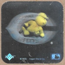 1990 Upper Deck Co. MLB Baseball Mascot Hologram Vintage Cincinnati Reds