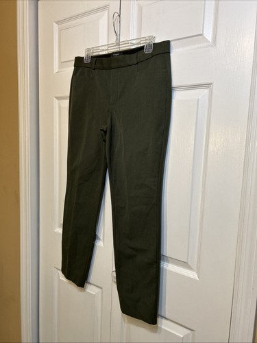 NWT Banana Republic Sloan Pants Women’s Size 8 Olive Mid Rise - Picture 3 of 10