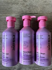 3 Eva•Nyc Mane Magic 10-In-1 Conditioner w/Argan Oil & Baobab Seed 8.8 oz New