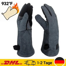 2x Grillhandschuhe Hitzebeständig Feuerfest ...