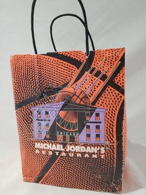 Michael Jordan's Restaurant Chicago Merchandise Bag And 4 Page Menu