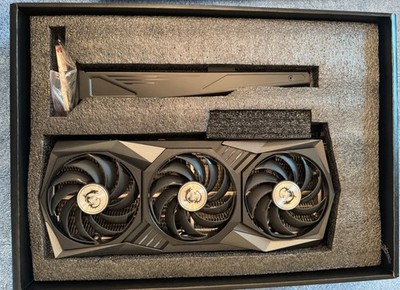 MSI GeForce RTX 3070 GAMING X TRIO 8GB GDDR6 Graphics Card - Low Usage - W Box