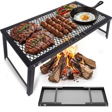 Camping Grill Foldable Portable Barbecue With Steel Mesh Camping Travel Grill